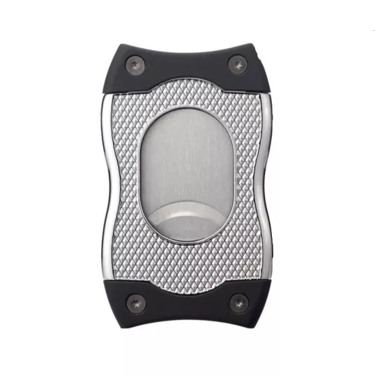 Colibri SV-Cut dupla pengés és ék szivarvágó 23/27 mm – ezüst és fekete