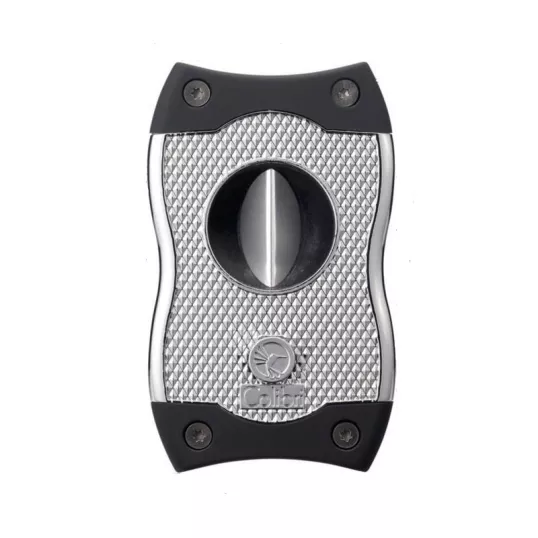 Colibri SV-Cut dupla pengés és ék szivarvágó 23/27 mm – ezüst és fekete
