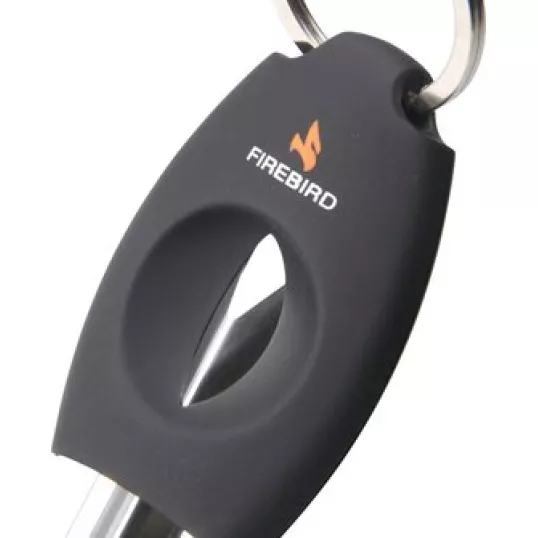Firebird Viper kulcsra akasztható 23mm-es ék szivarvágó - fekete