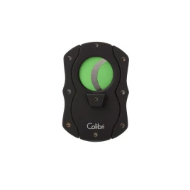 Colibri Cut pillangó szivarvágó zöld színű tapadás mentes nemesacél pengével - 25mm