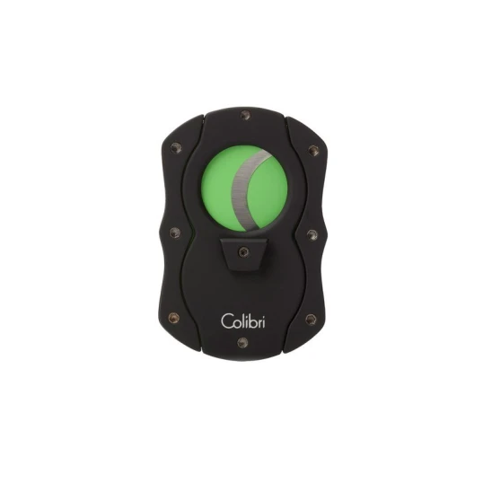 Colibri Cut pillangó szivarvágó zöld színű tapadás mentes nemesacél pengével - 25mm - Colibri pillangó szivarvágók