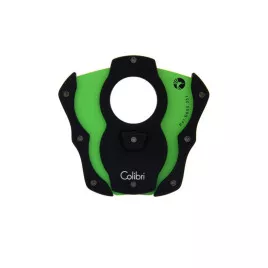 Colibri Cut pillangó szivarvágó zöld színű tapadás mentes nemesacél pengével - 25mm