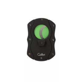 Colibri Cut pillangó szivarvágó zöld színű tapadás mentes nemesacél pengével - 25mm