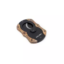 Colibri Wood Cut Light Burl, pillangó szivarvágó eredeti fa borítással - 22mm