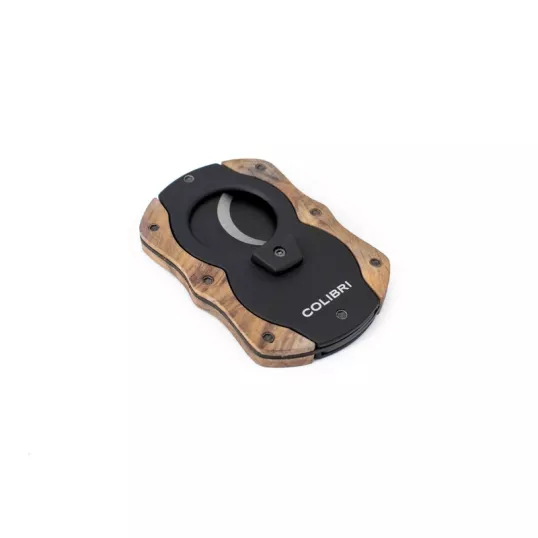 Colibri Wood Cut Light Burl, pillangó szivarvágó eredeti fa borítással - 22mm