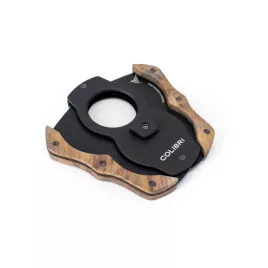 Colibri Wood Cut Light Burl, pillangó szivarvágó eredeti fa borítással - 22mm