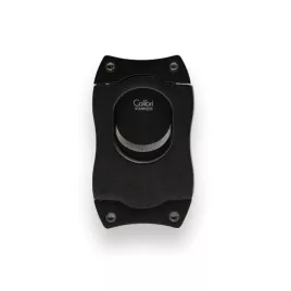 Colibri S-Cut Black, fekete színű nemesacél pengéjü guillotine szivarvágó 26mm - fekete