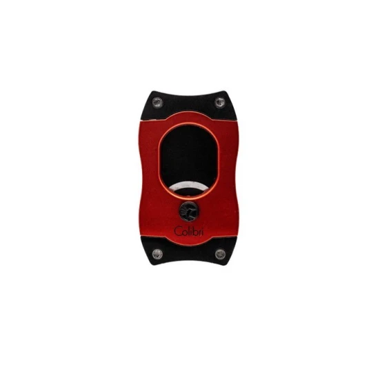 Colibri S-Cut Red guillotine szivarvágó 26 mm fekete nemesacél pengével – piros - Colibri S-Cut