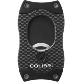 Colibri S-Cut CF Black guillotine szivarvágó 26 mm – fekete, fekete pengével