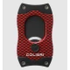Colibri S-Cut CF Red guillotine szivarvágó 26 mm – piros, fekete pengével - Colibri S-Cut