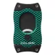 Colibri S-Cut CF Green guillotine szivarvágó 26 mm – zöld, fekete pengével