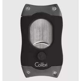 Colibri S-Cut Easy Cut Black + Gunmetal guillotine szivarvágó 26 mm – fekete és sötétszürke