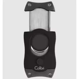 Colibri S-Cut Easy Cut Black + Gunmetal guillotine szivarvágó 26 mm – fekete és sötétszürke