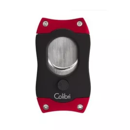 Colibri S-Cut Easy Cut Black + Red guillotine szivarvágó 26 mm – fekete és piros