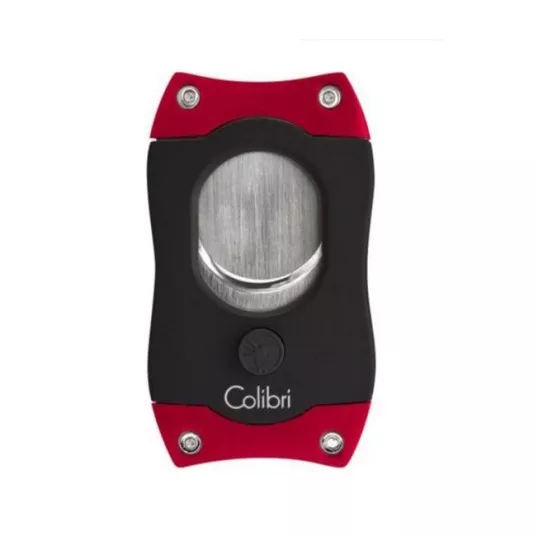 Colibri S-Cut Easy Cut Black + Red guillotine szivarvágó 26 mm – fekete és piros