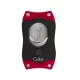 Colibri S-Cut Easy Cut Black + Red guillotine szivarvágó 26 mm – fekete és piros
