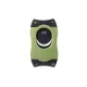 Colibri S-Cut Green, fekete színű nemesacél pengéjü guillotine szivarvágó 26mm - zöld
