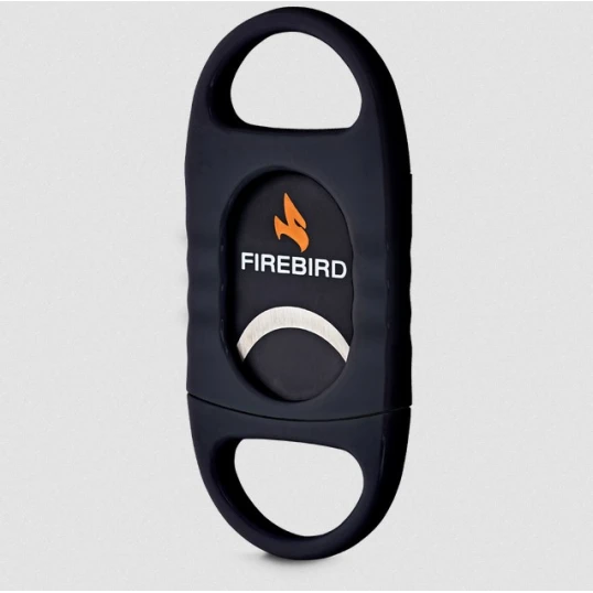 Firebird Nighthawk guillotine szivarvágó nemesacél pengével 60-as gyűrű méret - fekete - Firebird szivarvágók