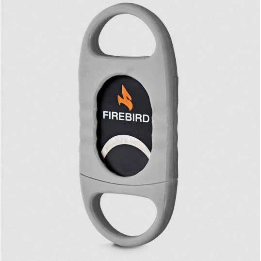 Firebird Nighthawk guillotine szivarvágó nemesacél pengével 60-as gyűrű méret - szürke - Firebird szivarvágók