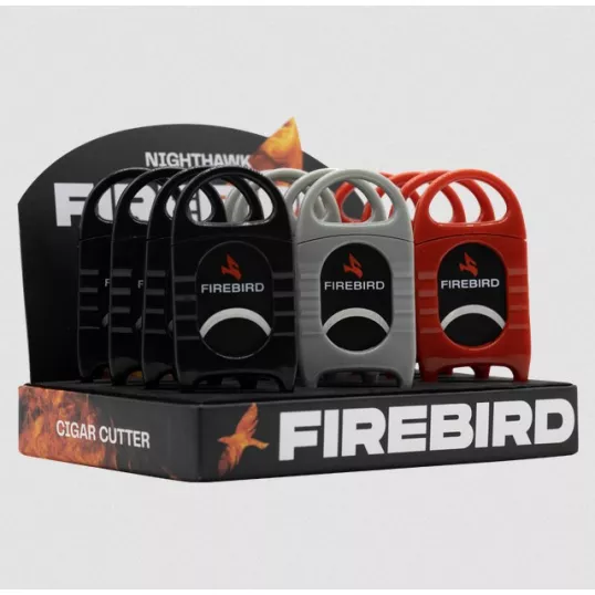 Firebird Nighthawk guillotine szivarvágó nemesacél pengével 60-as gyűrű méret - szürke