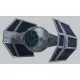 Passatore kétujjas szivar vágó nemesacél, króm/carbon - TIE Advanced x1