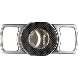 Passatore kétujjas szivar vágó nemesacél, króm/carbon - TIE Advanced x1
