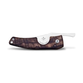 Les Fines Lames Le Petit Gunstock Walnut Burl diógyökér markolatos szivarvágó kés