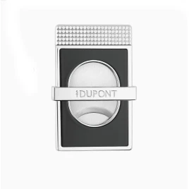 S.T. Dupont CC Slim szivarvágó fekete lakkal, króm bevonattal
