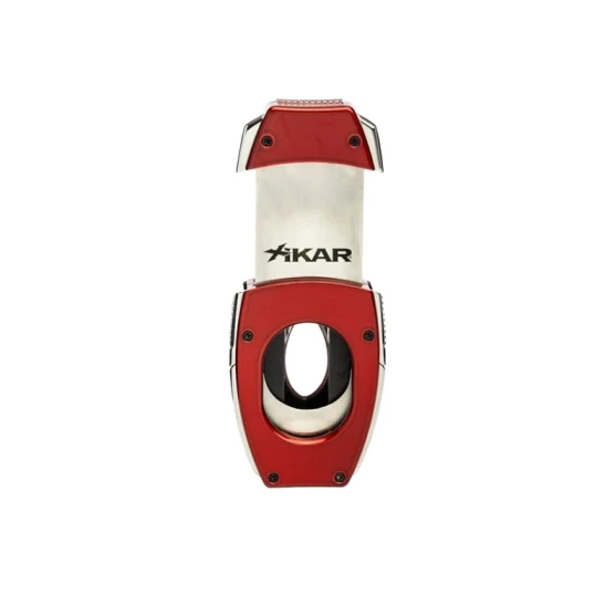 Xikar Flip Dual szivarvágó – V-vágás és egyenes vágás, piros - Xikar Flip Dual Cutter