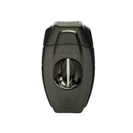 Xikar Flip Dual szivarvágó – V-vágás és egyenes vágás, gunmetal