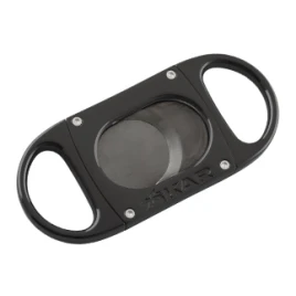 Xikar M8 Metal Body Cutter Black on Black dupla pengés guillotine szivarvágó – fém vázzal, nagy méretű szivarokhoz