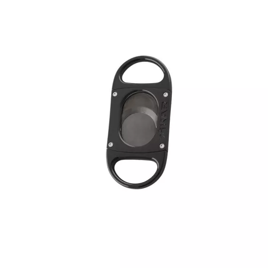 Xikar M8 Metal Body Cutter Black on Black dupla pengés guillotine szivarvágó – fém vázzal, nagy méretű szivarokhoz