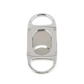 Xikar M8 Metal Body Cutter, Chrome Silver, dupla pengés guillotine szivarvágó – fém vázzal, nagy méretű szivarokhoz