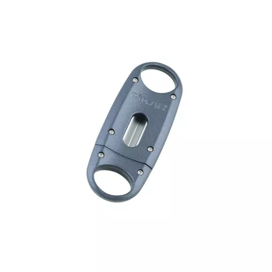 Xikar VX V-Cut Gunmetal, szivar ékvágó 64-es szivar gyűrű méretig - szürke