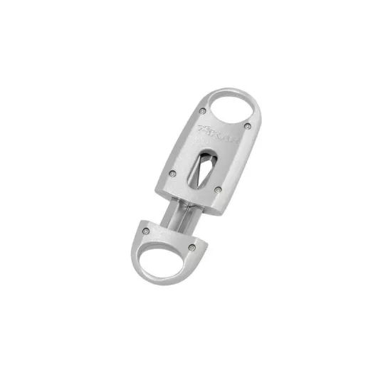 Xikar VX V-Cut Silver, szivar ékvágó 64-es szivar gyűrű méretig - ezüst