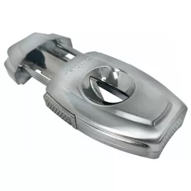 Xikar VX2 V-Cut szivar ékvágó – szálcsiszolt króm, 46–70 gyűrűméret