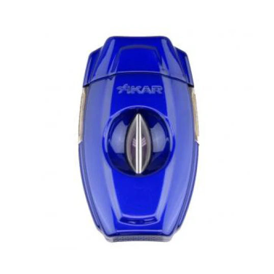 Xikar VX2 V-Cut szivar ékvágó – kék, 46–70 gyűrűméret - VX2 V-Cut