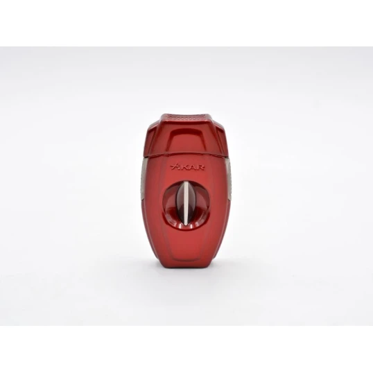 Xikar VX2 V-Cut szivar ékvágó – piros, 46–70 gyűrűméret - VX2 V-Cut