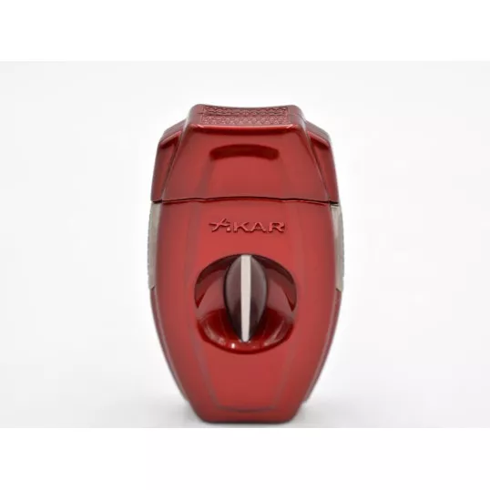 Xikar VX2 V-Cut szivar ékvágó – piros, 46–70 gyűrűméret - VX2 V-Cut
