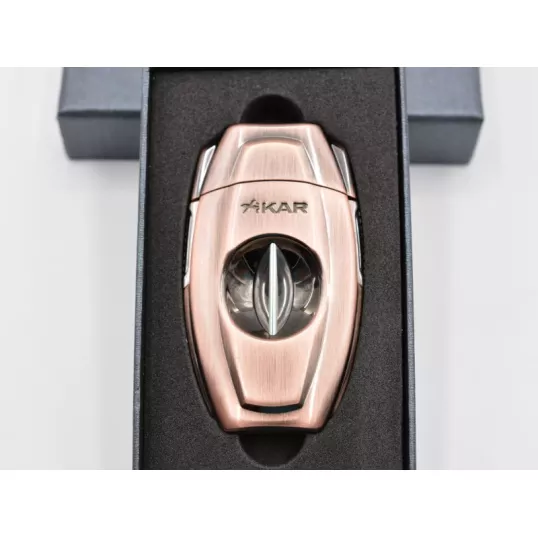 Xikar VX2 V-Cut szivar ékvágó – bronz, 46–70 gyűrűméret - VX2 V-Cut