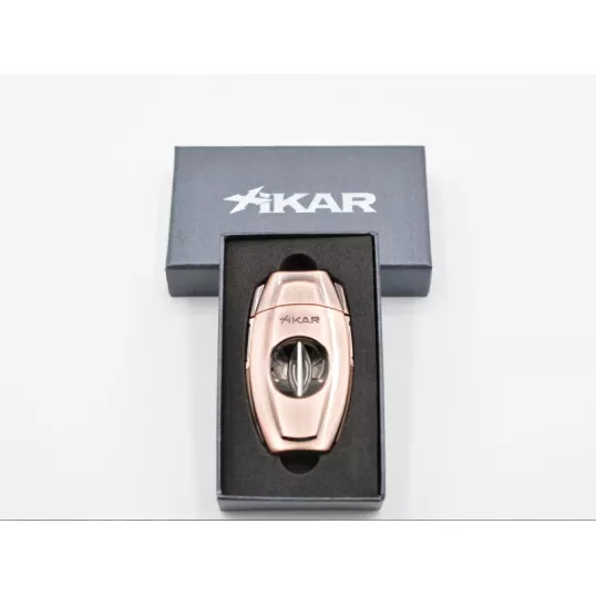Xikar VX2 V-Cut szivar ékvágó – bronz, 46–70 gyűrűméret - VX2 V-Cut
