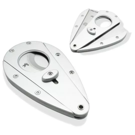 Xikar Xi1 Cutter Silver, dupla pengés pillangó szivarvágó - Ezüst