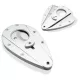 Xikar Xi1 Cutter Silver, dupla pengés pillangó szivarvágó - Ezüst