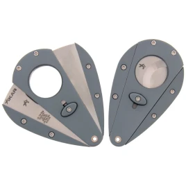 Xikar Xi1 - Titanium dupla pengés szivarvágó, szürkéskék