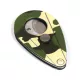 Xikar XI-201CGT Forest Camo, zöld színű terep mintás dupla pengés szivarvágó - pillangó szivar vágó