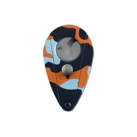 Xikar Xi2 Camo Blue & Orange szivarvágó – terepmintás, dupla pengés, 60 gyűrűméretig