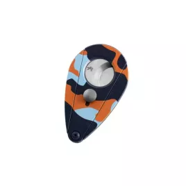 Xikar Xi2 Camo Blue & Orange szivarvágó – terepmintás, dupla pengés, 60 gyűrűméretig