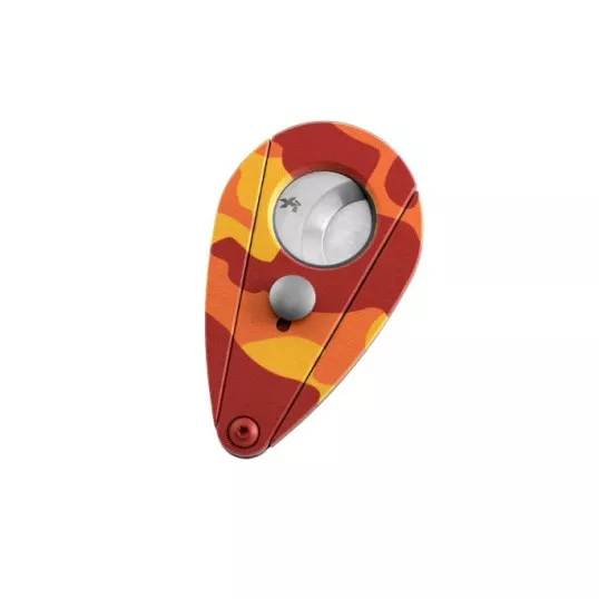Xikar Xi2 Camo Orange & Red szivarvágó – dupla pengés, 60 gyűrűméretig
