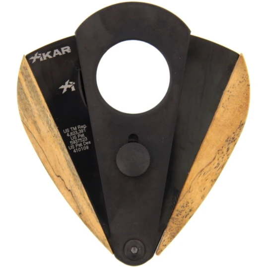Xikar Xi3 Phantom Spalted Tamarind szivarvágó - Fekete pengével - Xi3