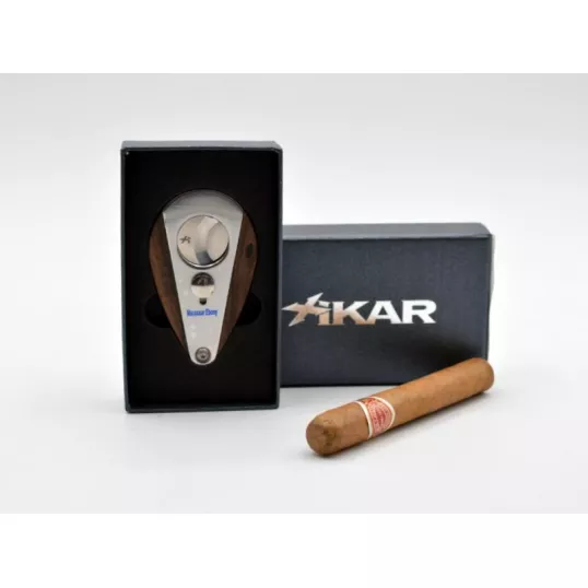 Xikar Xi3 Macassar Ebony dupla pengés szivarvágó - Ébenfa